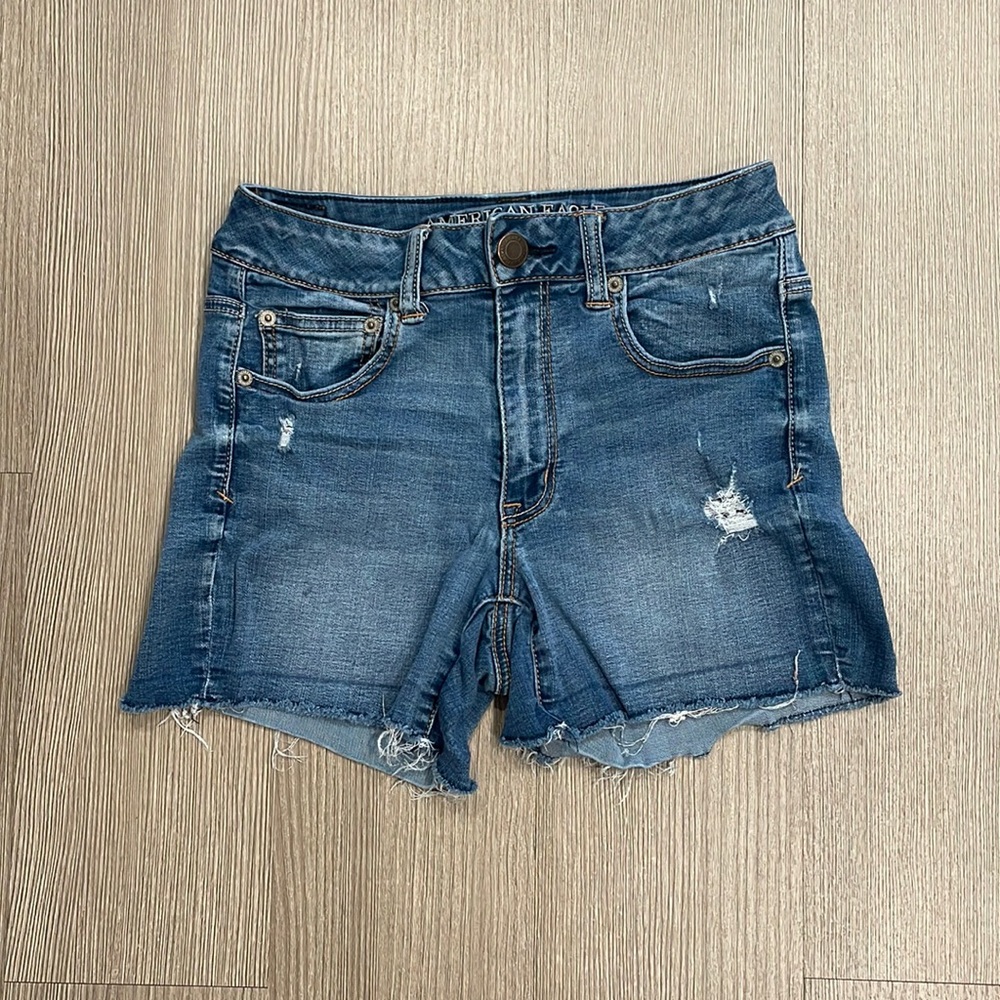 AE Super Stretch High Rise Shortie